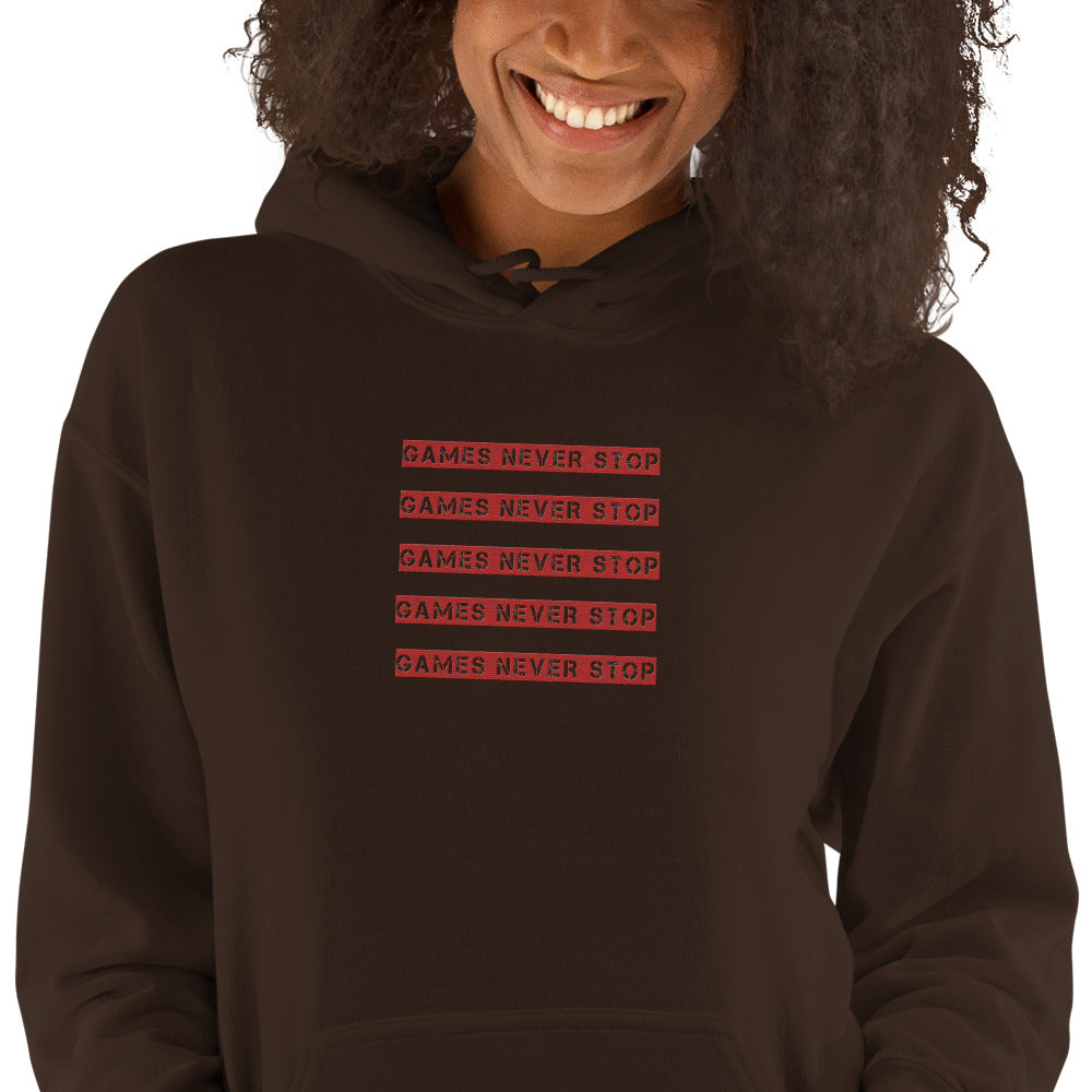 Games Never Stop Unisex Hoodie