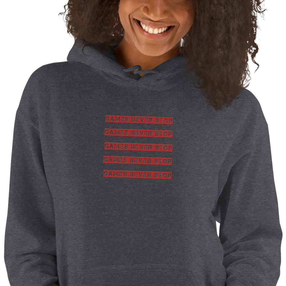 Games Never Stop Unisex Hoodie