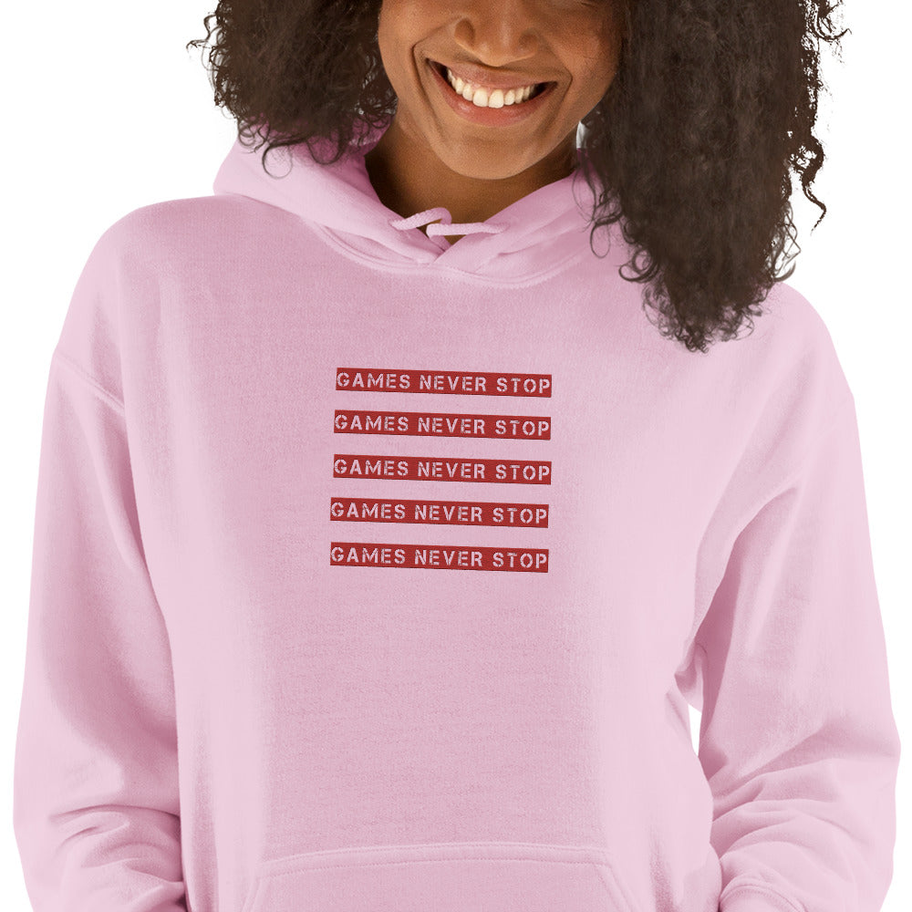 Games Never Stop Unisex Hoodie