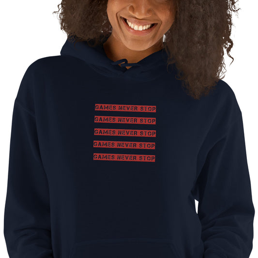 Games Never Stop Unisex Hoodie