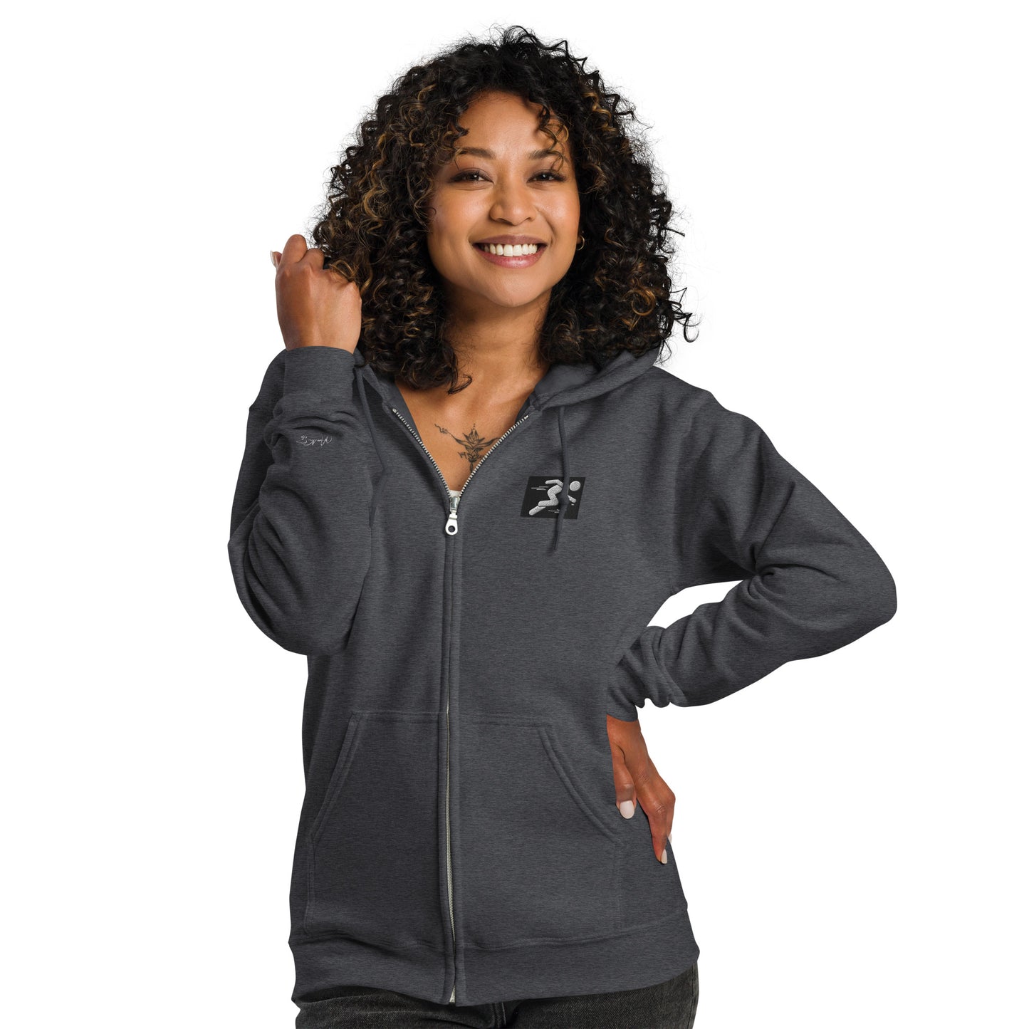 MNS Fitness Unisex Embroidered Heavy Blend Hoodie